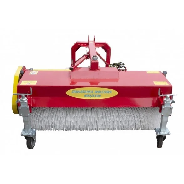 zamiatarka 120 cm na tylni tuz z koszem