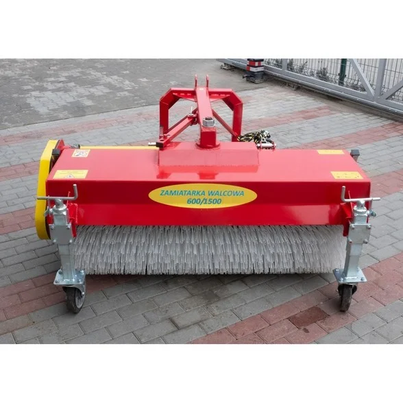 zamiatarka 120 walcowa do traktora z koszem 4farmer agrolsklep