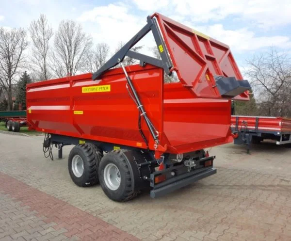 Przyczepy Skorupowe Tandem Zabudowa 8T czerwona