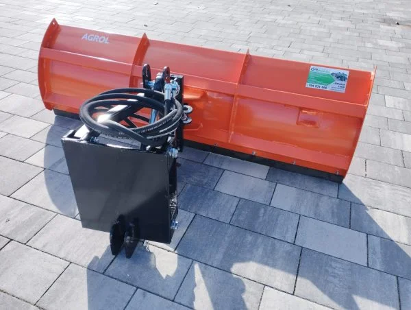 Pług śnieżny pomarańczowy 150cm do mini ciągników