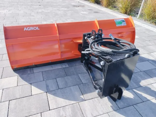 Pług śnieżny 150cm pomarańczowy do mini ciągników tył Agrol sklep