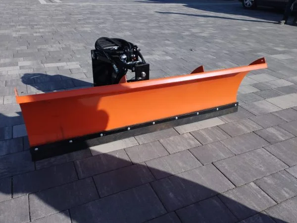 Pług śnieżny pomarańczowy 150cm do mini ciągników sklep z maszynami online