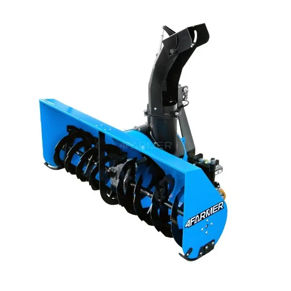 Niebieska odśnieżarka wirnikowa na przód ciągnika 4Farmer Agrol sklep