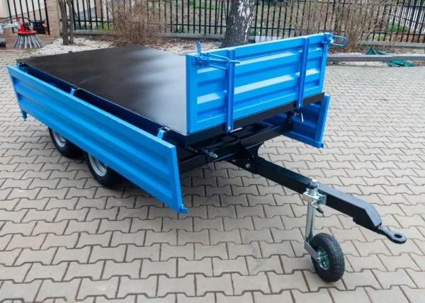 Dwuosiowa przyczepa rolnicza T-235cn z kiprem 2,5t