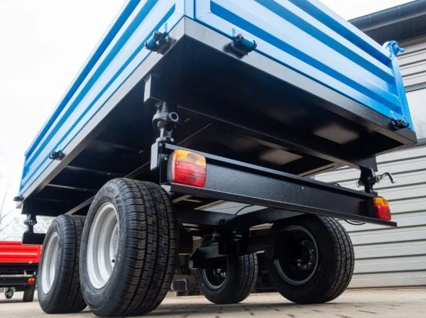 Dwuosiowa przyczepa rolnicza T-235cn z kiprem 2,5t